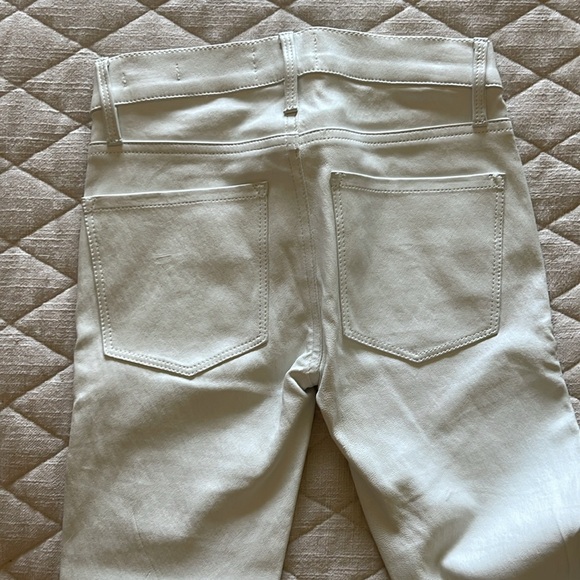 Frame le skinny de jeanne blanc leather - Picture 3 of 4